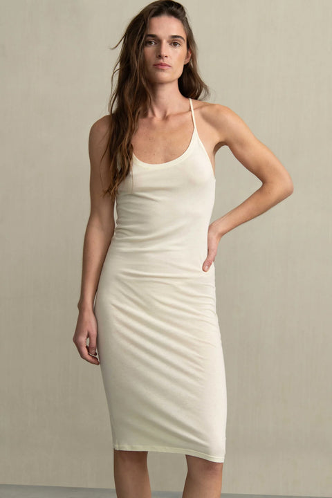 Jurk 'Hadewych'- light yellow