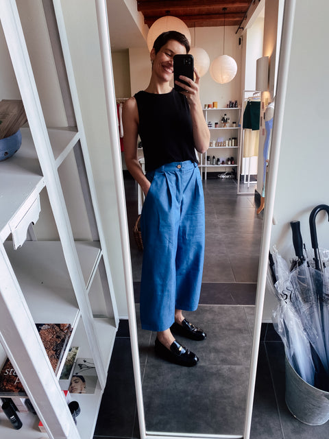 Broek 'O-pants' - denim blue (light)