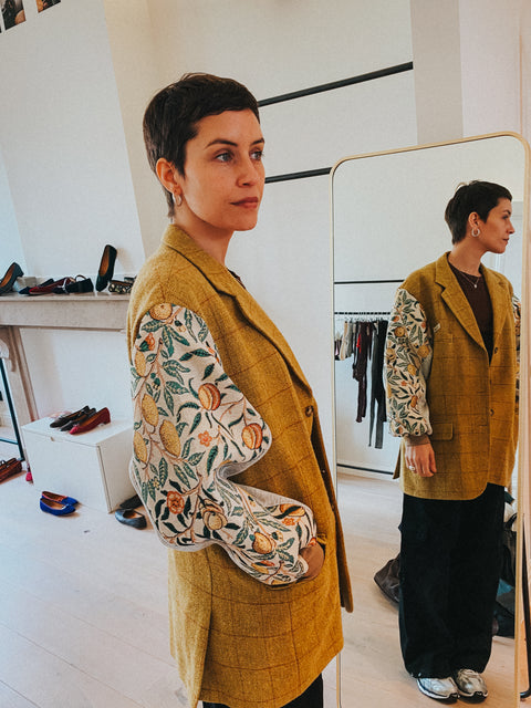 Blazer: pièce unique X (fruity ochre)