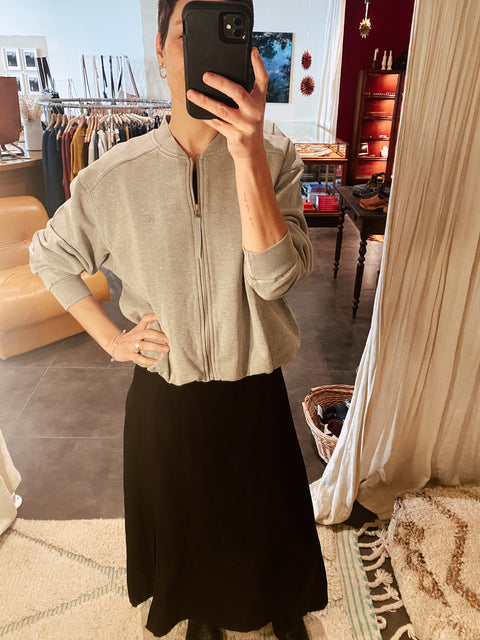 Bomber 'Daria' - grey melange (laatste S)