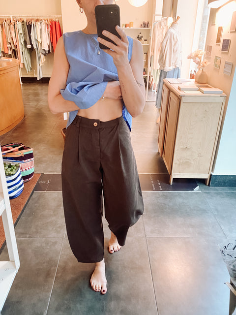 Broek 'O-pants' - brown (limited edition)
