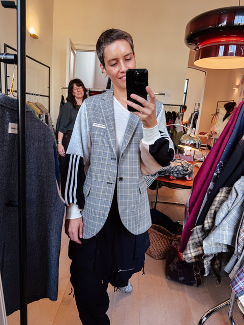 Blazer pièce unique XIII - pied-de-poule parade