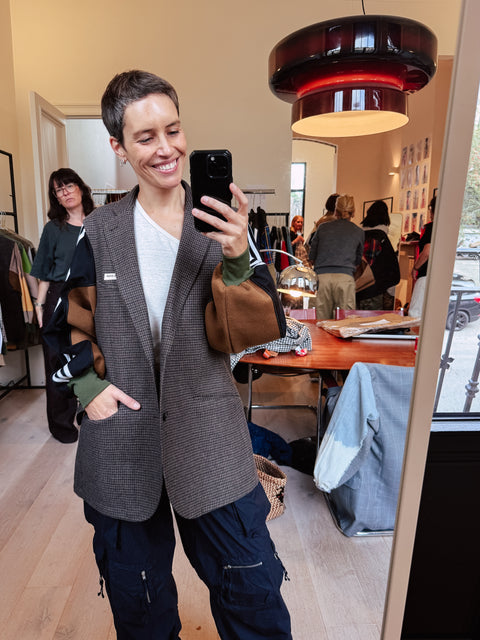 Blazer pièce unique XVIII - café au lait