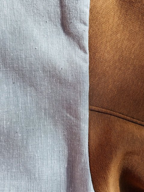 Blazer pièce unique XIV - koffie met linnen