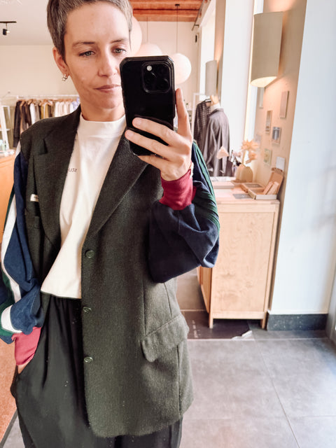 Blazer pièce unique XVII - daim
