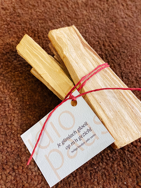 Setje heilige houtjes: "Je glimlach gloeit op m'n gezicht"