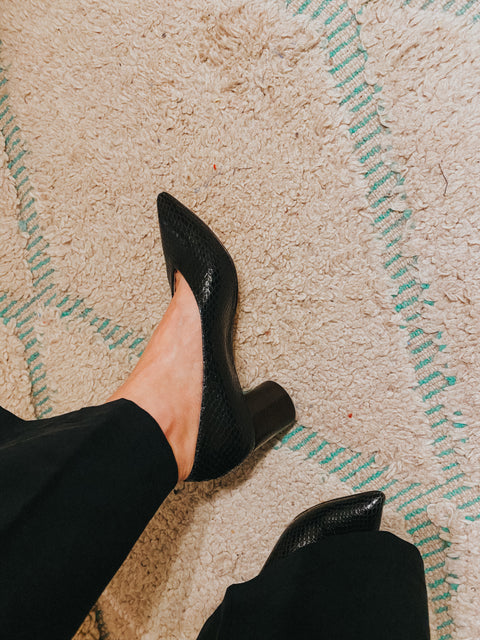 Pumps TAZA 'Bessa America Nero' - zwart