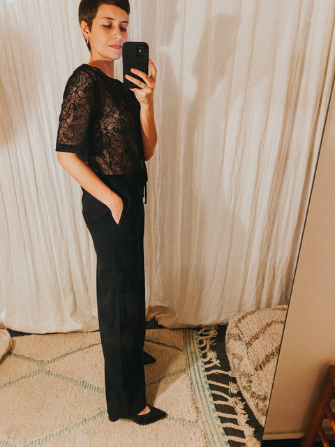 Broek 'Sammy' - antraciet