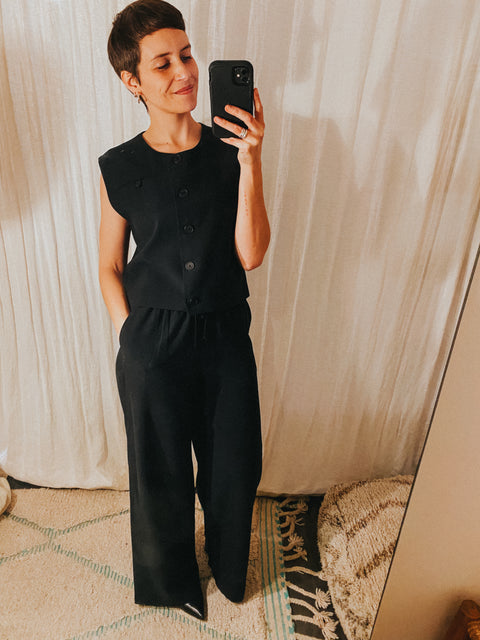 Broek 'Sammy' - antraciet