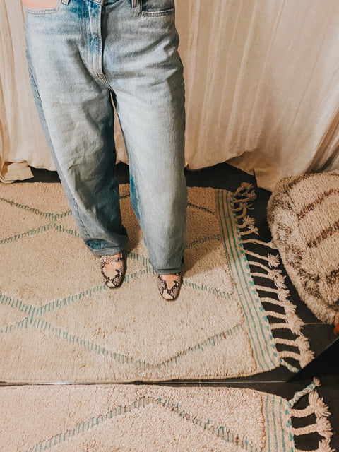 Loafers BABY 'Glamour Col' - patroon van slangenleer