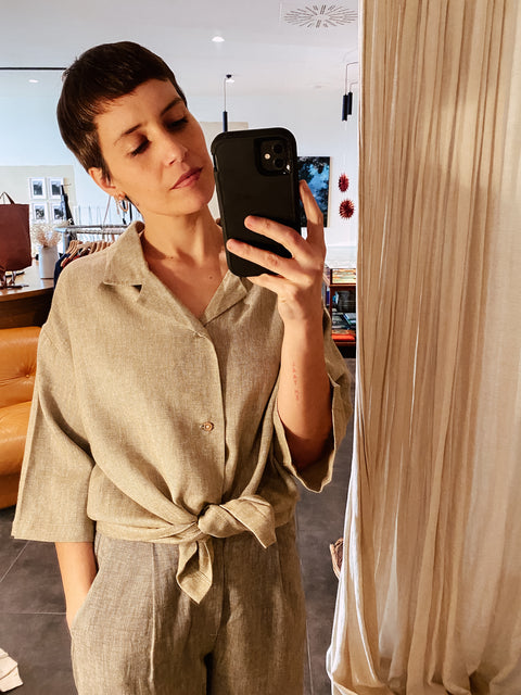 Shirt - olive (laatste stuk)