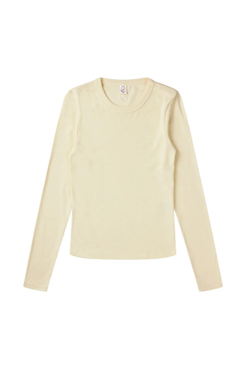 Longsleeve uit biokatoen - butter