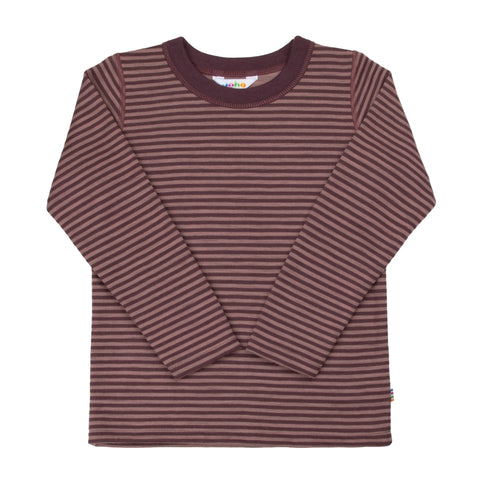 Longsleeve uit wol - Rose (gestreept)