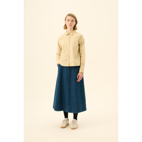 Pryma skirt denim maliblue - je nieuwe favoriete jeansrok