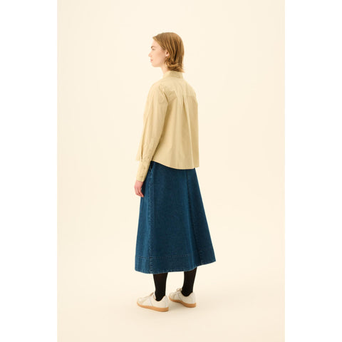 Pryma skirt denim maliblue - je nieuwe favoriete jeansrok