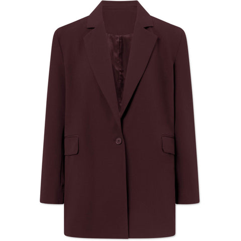 Blazer 'Corella' solid tailoring - aubergine
