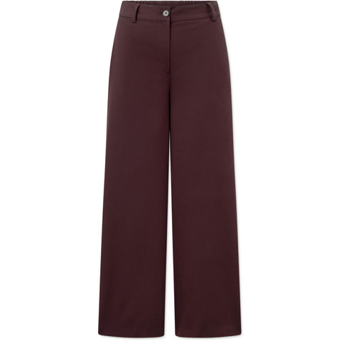 Broek 'Phelia' solid tailoring - aubergine
