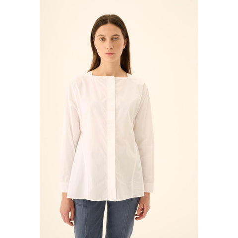 Hemd 'Silja' GMTD poplin - white