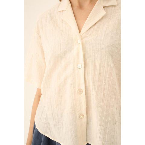 Bloesje 'Saskia' light jacquard - eggshell