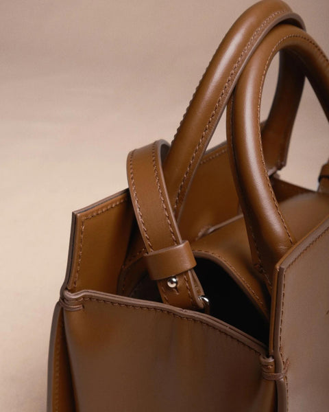 Reno handtas - cognac