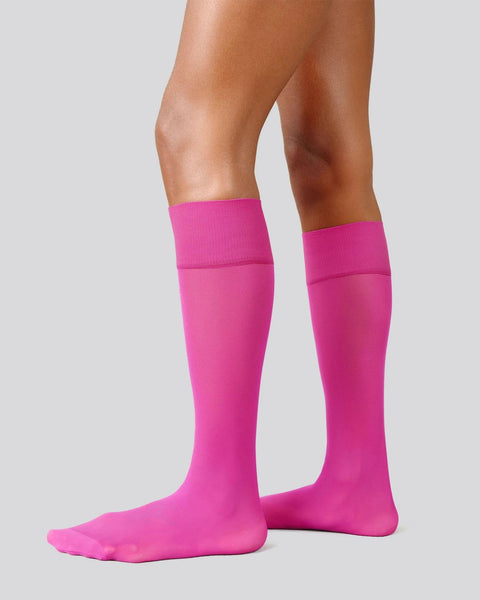 Elin Premium kniekousen - magenta