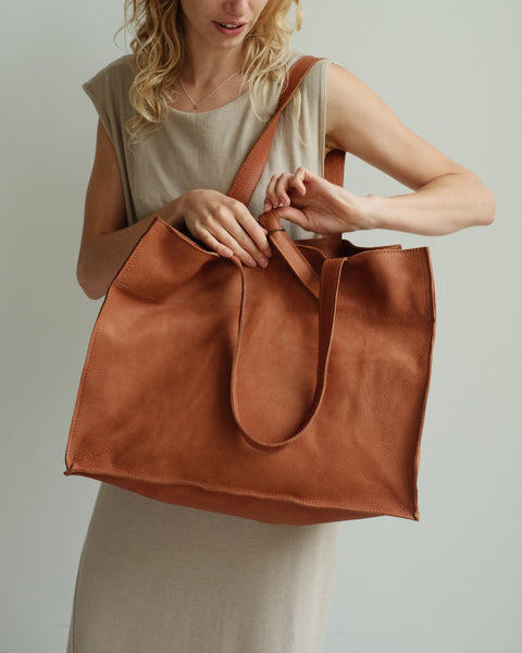 Shopper medium - marrone