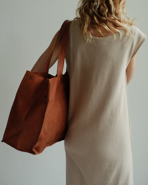 Shopper medium - marrone