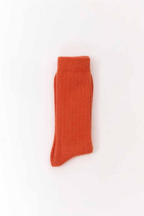 Lisos socks wool orange