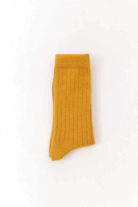 Lisos Wool Socks - mosterd