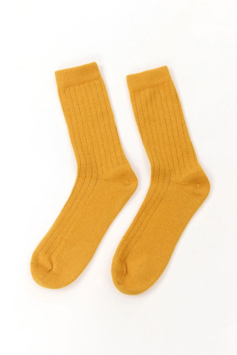 Lisos Wool Socks - mosterd