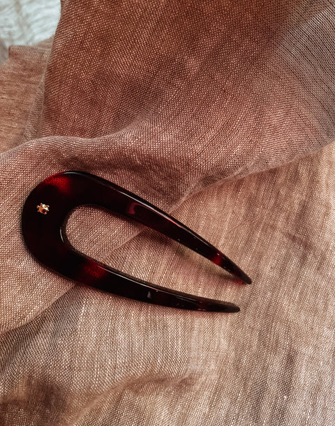 Haarpin 'The Fork' - Caramel Brown
