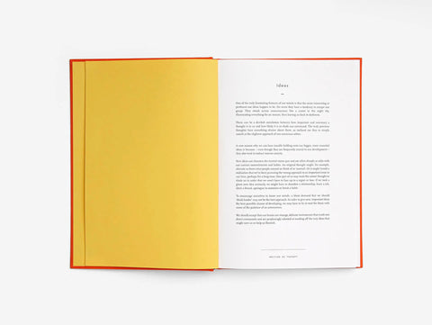 Linnen gebonden notitieboek 'Ideas'