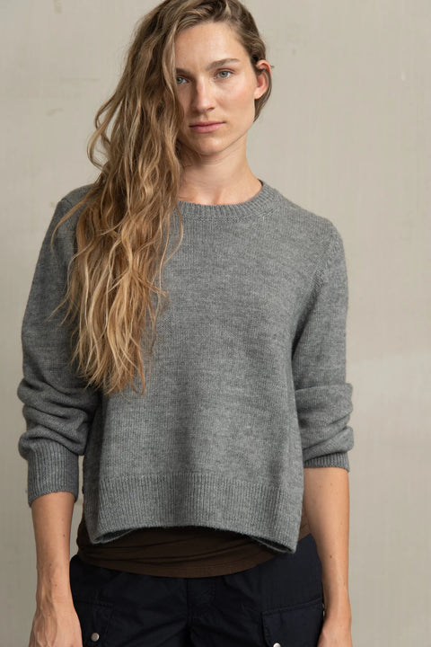 Knit 'Dido' - grey melange
