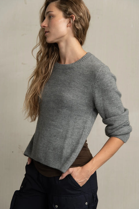 Knit 'Dido' - grey melange