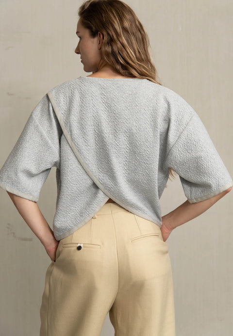 Sweater 'Tibo' - grey melange