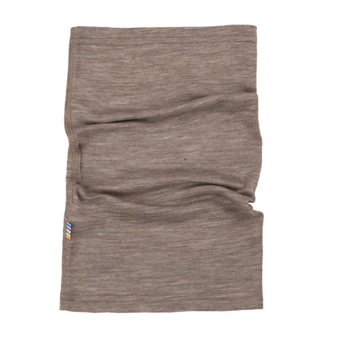 Wollen nekwarmer - Beige Melange