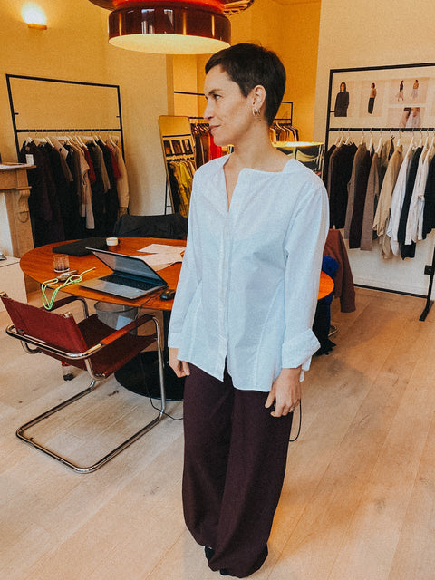 Hemd 'Silja' GMTD poplin - white