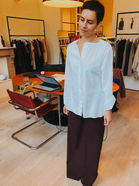 Hemd 'Silja' GMTD poplin - white