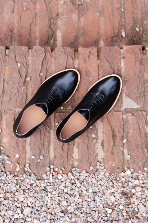 Veterschoen Dille - Zwart