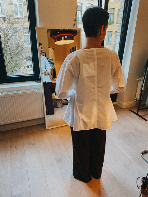 Hemd 'Silja' GMTD poplin - white