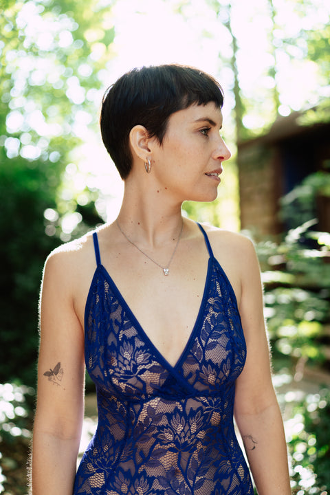 Temptation body - kobaltblauw