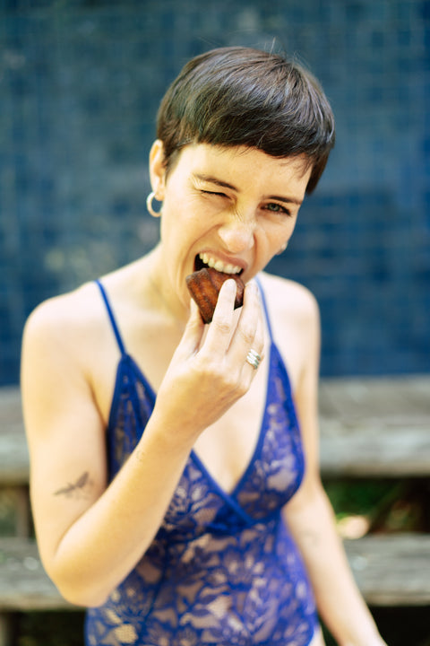 Temptation body - kobaltblauw