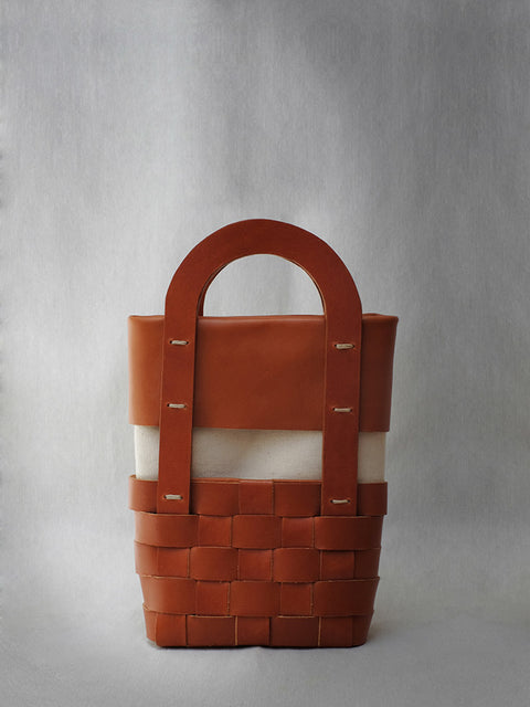 Mimbre bag - hazelnut (S)