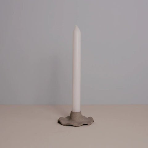 Candle holder - grey (geen verzending, enkel ophalen in de winkel)