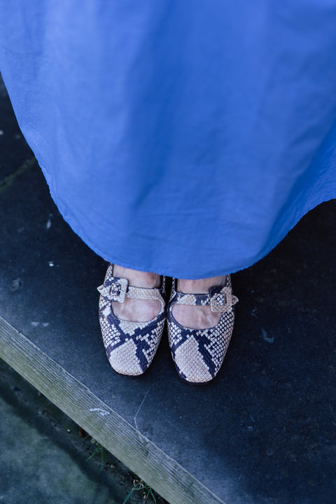 Loafers BABY 'Glamour Col' - patroon van slangenleer