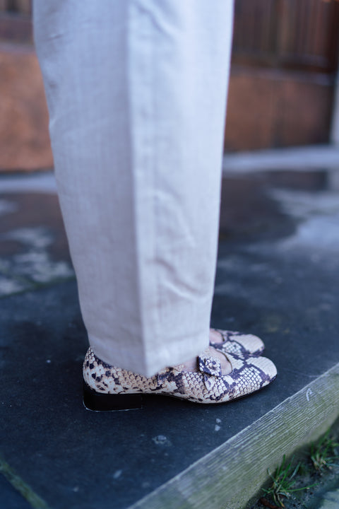 Loafers BABY 'Glamour Col' - patroon van slangenleer