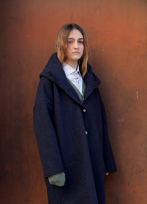 Hood coat - Navy
