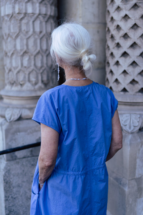 Glyzinia halsketting N°1 - lichtblauw