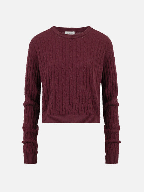 Lemon sweater - merlot