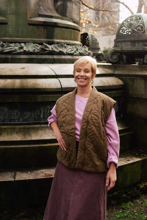 Sweater - bright lilac (100% biokatoen)